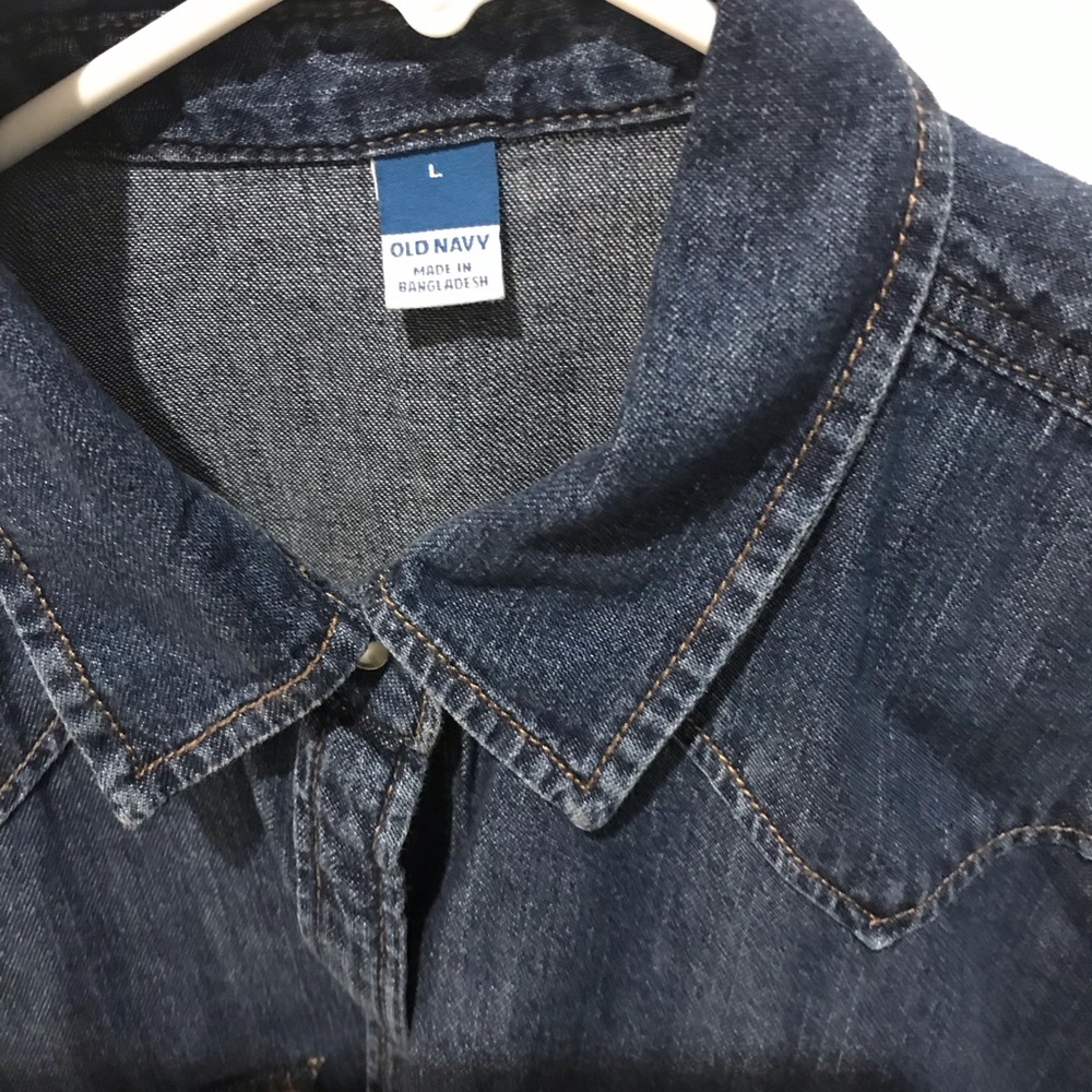 Old Navy Denim Shirt - Picture 2 of 3